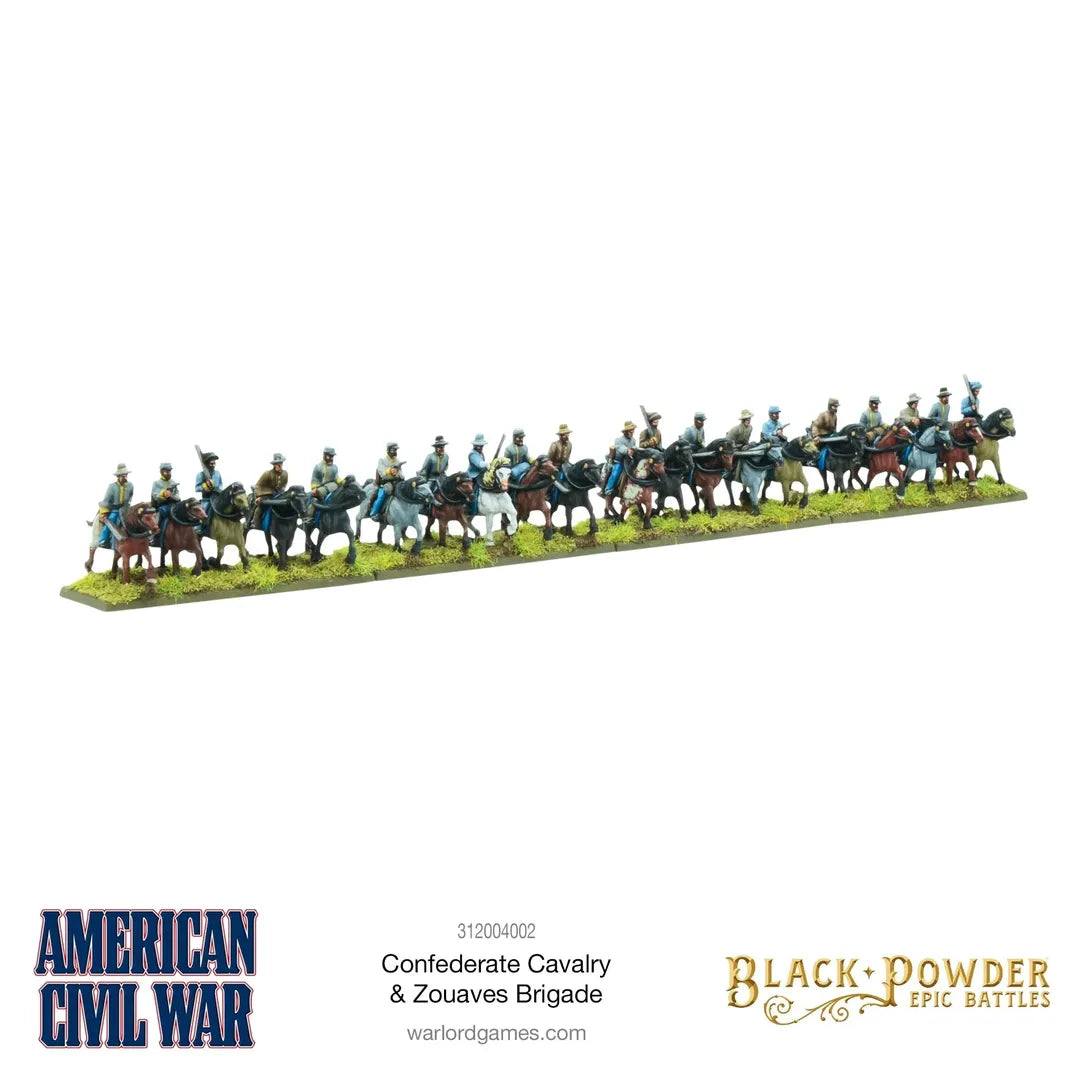 BP Epic Battles: Amercan Civil War Confederate Cavalry & Zouaves Brigade-Warlord Games-Radaddel
