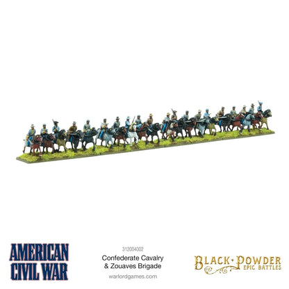 BP Epic Battles: Amercan Civil War Confederate Cavalry & Zouaves Brigade-Warlord Games-Radaddel