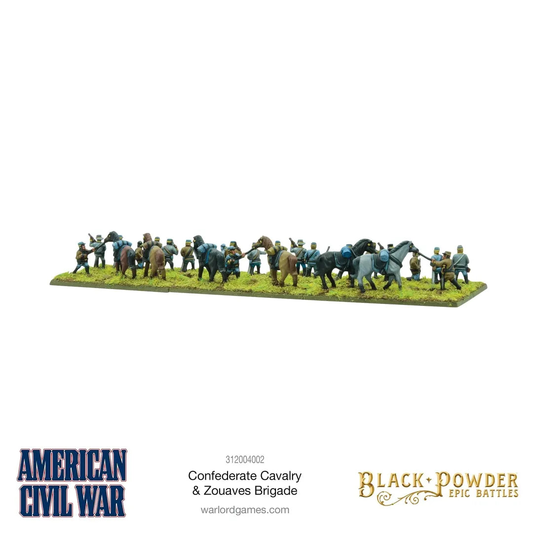 BP Epic Battles: Amercan Civil War Confederate Cavalry & Zouaves Brigade-Warlord Games-Radaddel