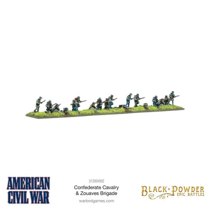 BP Epic Battles: Amercan Civil War Confederate Cavalry & Zouaves Brigade-Warlord Games-Radaddel