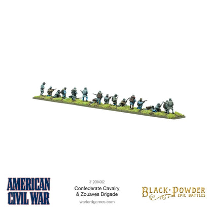 BP Epic Battles: Amercan Civil War Confederate Cavalry & Zouaves Brigade-Warlord Games-Radaddel