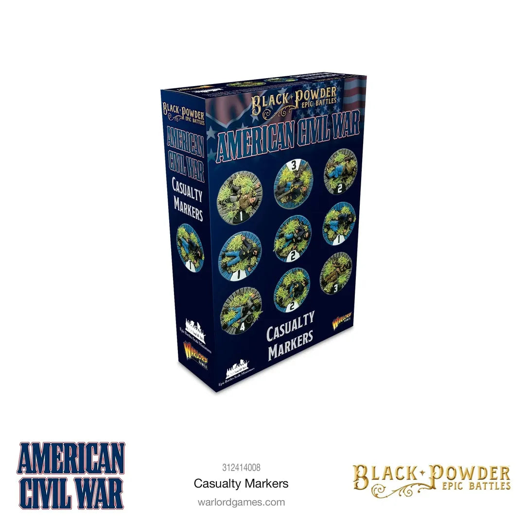 BP Epic Battles: Amercan Civil War Casualty Markers-Warlord Games-Radaddel