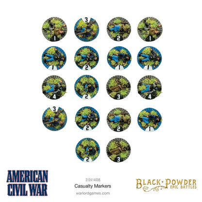 BP Epic Battles: Amercan Civil War Casualty Markers-Warlord Games-Radaddel