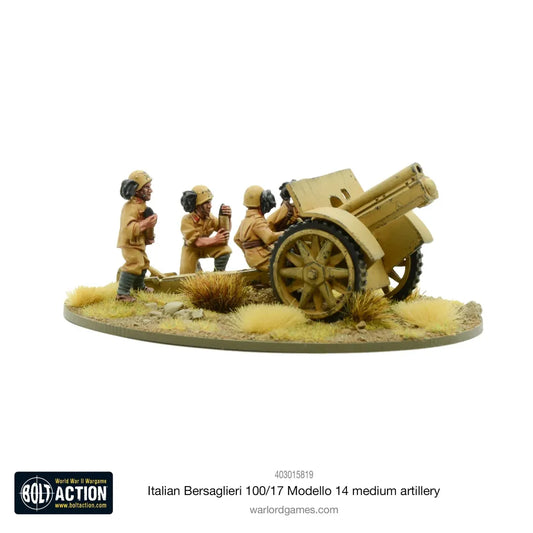 Italian Bersaglieri 100/17 Modello 14 Medium Artillery-Warlord Games-Radaddel