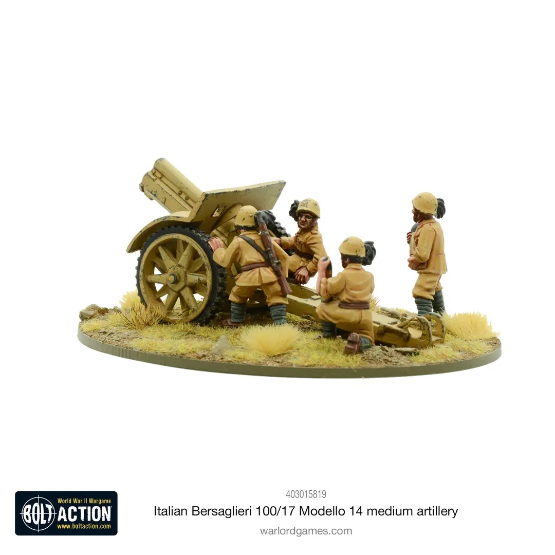 Italian Bersaglieri 100/17 Modello 14 Medium Artillery-Warlord Games-Radaddel