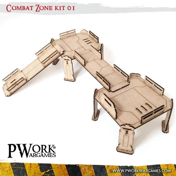 MDF Terrain Combat Zone 01-PWork Wargames-Radaddel