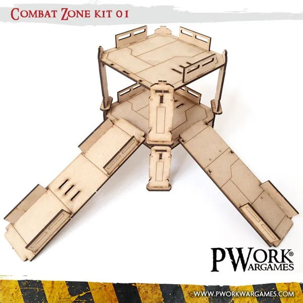 MDF Terrain Combat Zone 01-PWork Wargames-Radaddel