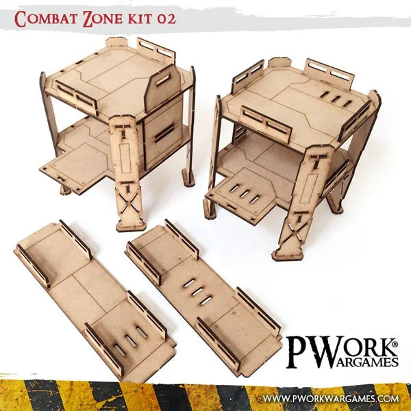 MDF Terrain Combat Zone 02-PWork Wargames-Radaddel