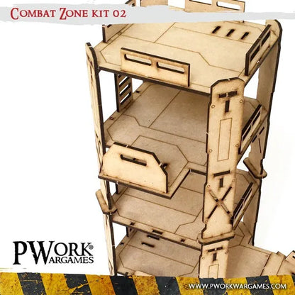 MDF Terrain Combat Zone 02-PWork Wargames-Radaddel