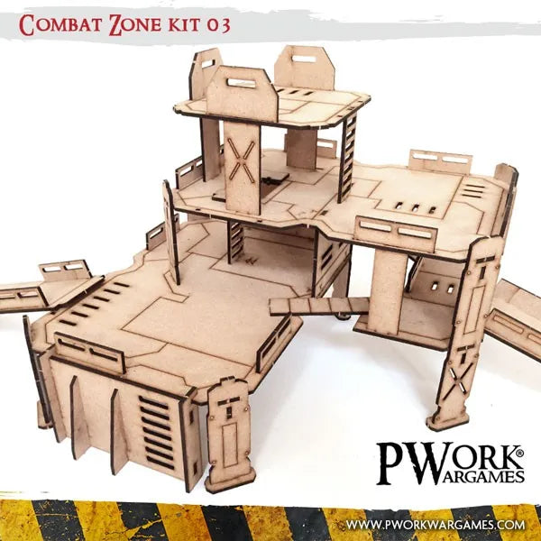 MDF Terrain Combat Zone 03-PWork Wargames-Radaddel
