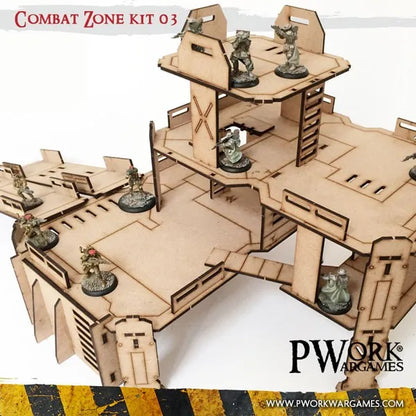 MDF Terrain Combat Zone 03-PWork Wargames-Radaddel