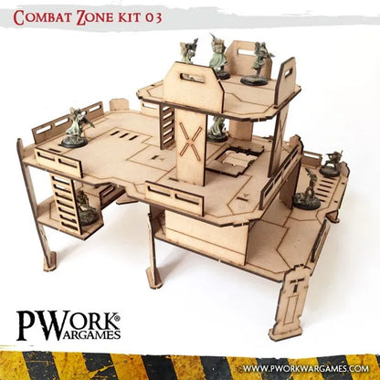 MDF Terrain Combat Zone 03-PWork Wargames-Radaddel