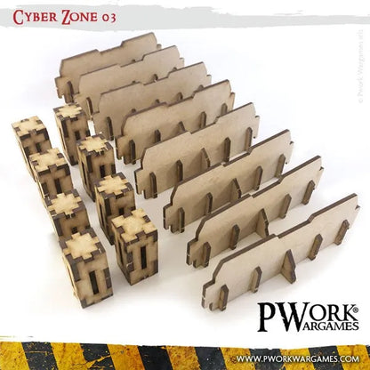 MDF Terrain Cyber Zone 03-PWork Wargames-Radaddel