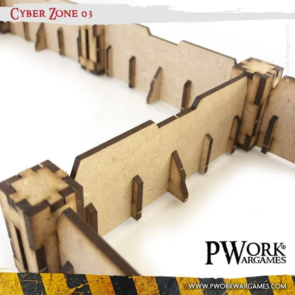 MDF Terrain Cyber Zone 03-PWork Wargames-Radaddel