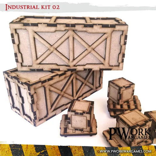 MDF Terrain Industrial 02-PWork Wargames-Radaddel