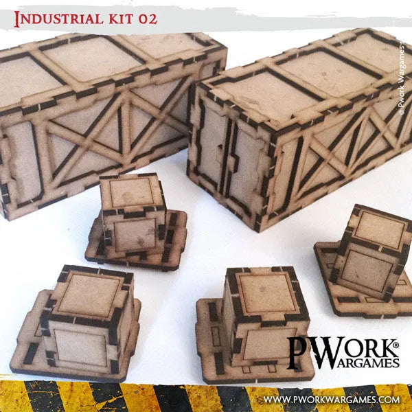 MDF Terrain Industrial 02-PWork Wargames-Radaddel