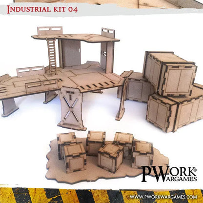 MDF Terrain Industrial 04-PWork Wargames-Radaddel