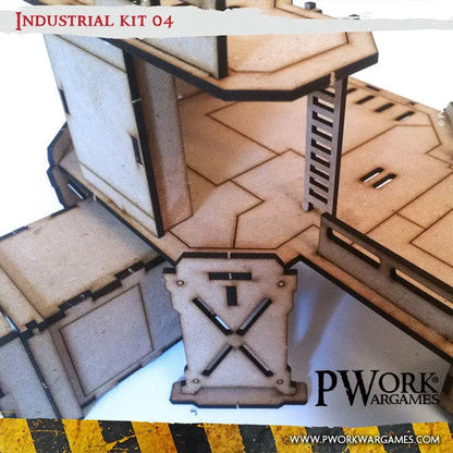 MDF Terrain Industrial 04-PWork Wargames-Radaddel