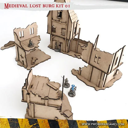 MDF Terrain Lost Burg 01-PWork Wargames-Radaddel
