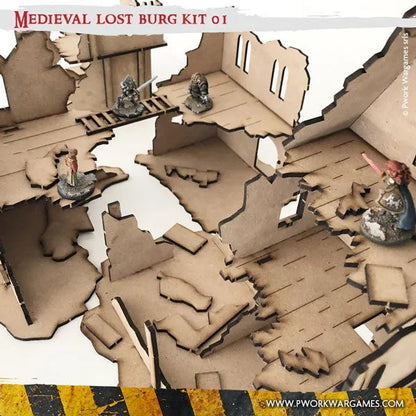 MDF Terrain Lost Burg 01-PWork Wargames-Radaddel