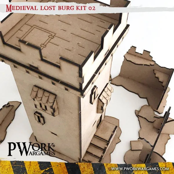 MDF Terrain Lost Burg 02-PWork Wargames-Radaddel