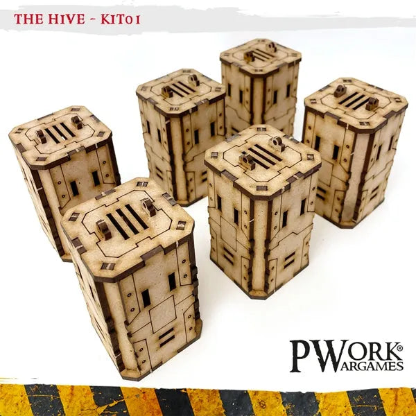 MDF Terrain The Hive 01-PWork Wargames-Radaddel