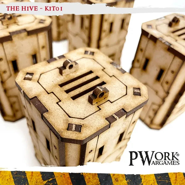 MDF Terrain The Hive 01-PWork Wargames-Radaddel