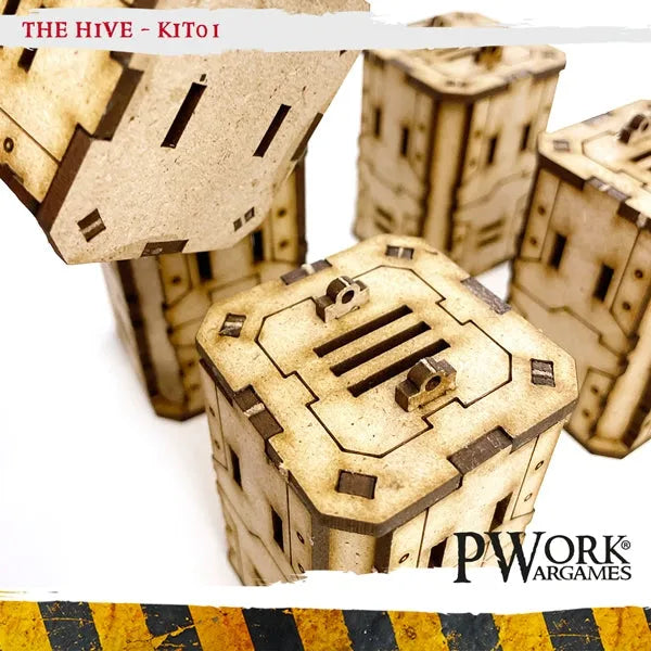 MDF Terrain The Hive 01-PWork Wargames-Radaddel