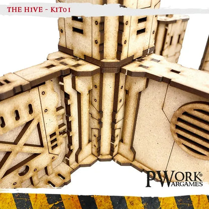 MDF Terrain The Hive 01-PWork Wargames-Radaddel