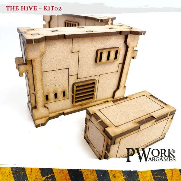MDF Terrain The Hive 02-PWork Wargames-Radaddel