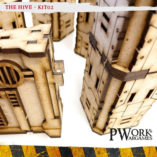 MDF Terrain The Hive 02-PWork Wargames-Radaddel