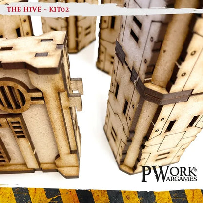 MDF Terrain The Hive 02-PWork Wargames-Radaddel