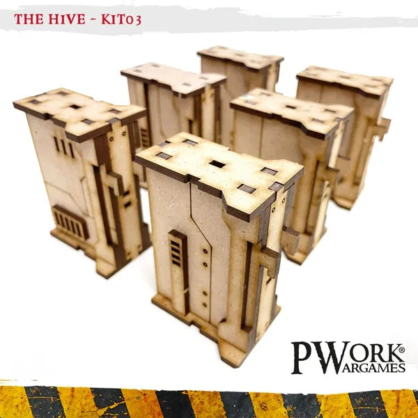 MDF Terrain The Hive 03-PWork Wargames-Radaddel