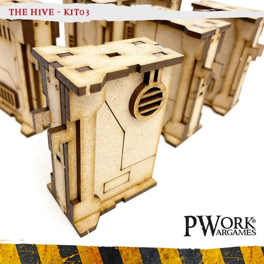 MDF Terrain The Hive 03-PWork Wargames-Radaddel
