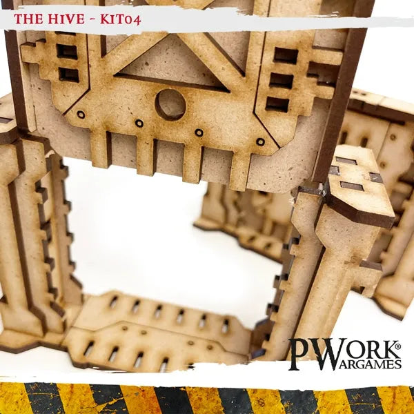 MDF Terrain The Hive 04-PWork Wargames-Radaddel