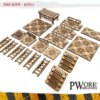 MDF Terrain The Hive 05-PWork Wargames-Radaddel