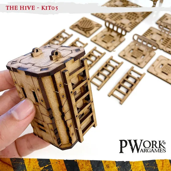 MDF Terrain The Hive 05-PWork Wargames-Radaddel