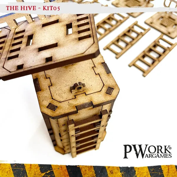 MDF Terrain The Hive 05-PWork Wargames-Radaddel