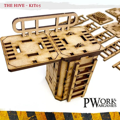MDF Terrain The Hive 05-PWork Wargames-Radaddel