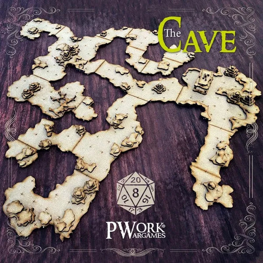 MDF RPG Tiles The Cave-PWork Wargames-Radaddel