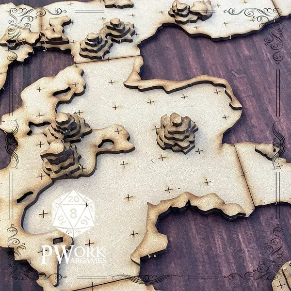 MDF RPG Tiles The Cave-PWork Wargames-Radaddel