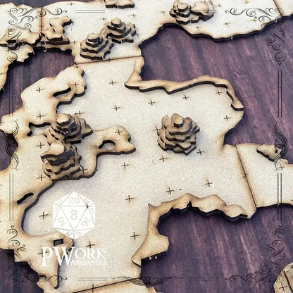 MDF RPG Tiles The Cave-PWork Wargames-Radaddel