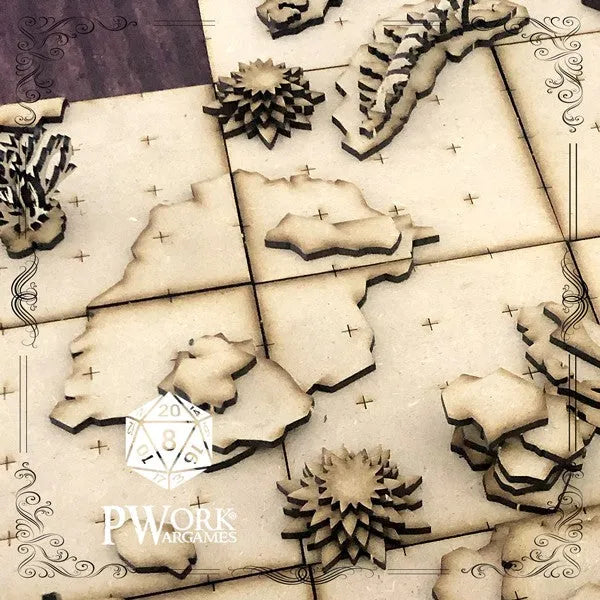 MDF RPG Tiles The Desert-PWork Wargames-Radaddel
