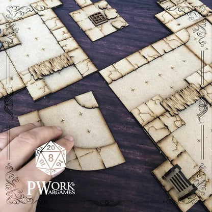 MDF RPG Tiles The Sewer-PWork Wargames-Radaddel
