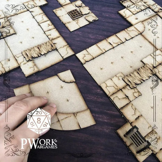 MDF RPG Tiles The Sewer-PWork Wargames-Radaddel