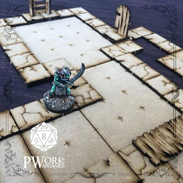 MDF RPG Tiles The Sewer-PWork Wargames-Radaddel