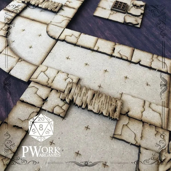 MDF RPG Tiles The Sewer-PWork Wargames-Radaddel