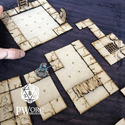 MDF RPG Tiles The Sewer-PWork Wargames-Radaddel