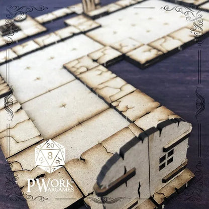 MDF RPG Tiles The Sewer-PWork Wargames-Radaddel