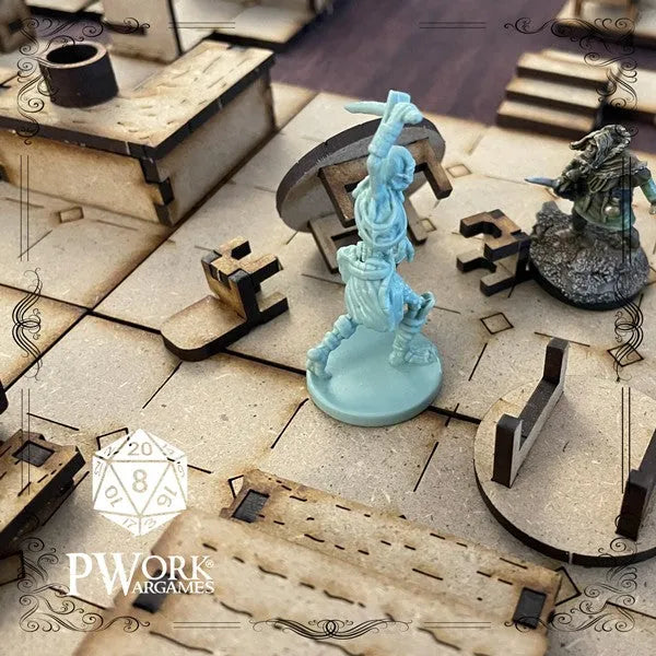 MDF RPG Tiles The Tavern-PWork Wargames-Radaddel